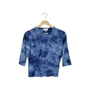 Go Couture Girls Tie Dye Shirt (Estimated Size 8 - See Measurements) Blue - NEW